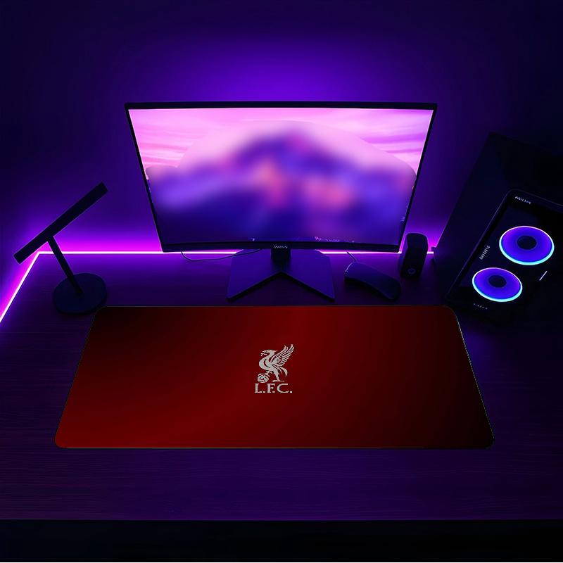 Liverpool (49) Mauspad mit rutschfester Gummibasis, geeignet für Heimbüros und ein ideales Geschenk für Gamer