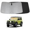 Compatible with Suzuki Jimny Sierra JB64 Front Sunshade for Excellent Light UV Sun Heat Customization Interior Easy Storage Bag 2018 JB74. Windshield.