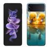 Yellow Duck Phone Case For Samsung Z Flip 7 6 5G Galaxy Z Flip 5 4 3 Black Hard Cell Cover Luxury PC Shell Coque