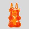 New cute transparent bear gummy backpack going out to play children's messenger bag PVC jelly bag