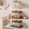 Space-Saving Potato Basket Ventilated, Kitchen Countertop Rack with Baskets,