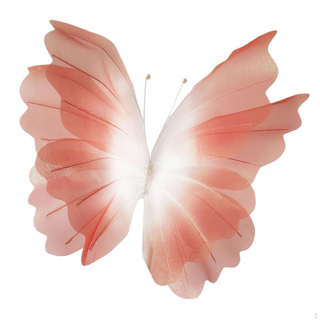 Backdrop for, Large Fake, DIY, Huge 3D Butterflies Flowers, Party Decoration, Crafts, Reception