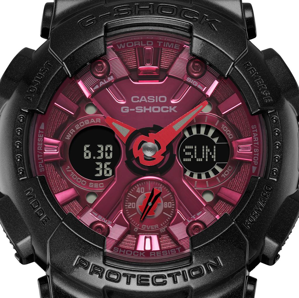 Casio G-SHOCK Men's Resin 200M Water Resistant Digital Shock Resistant Quartz Watch GMA-S120RB-1A