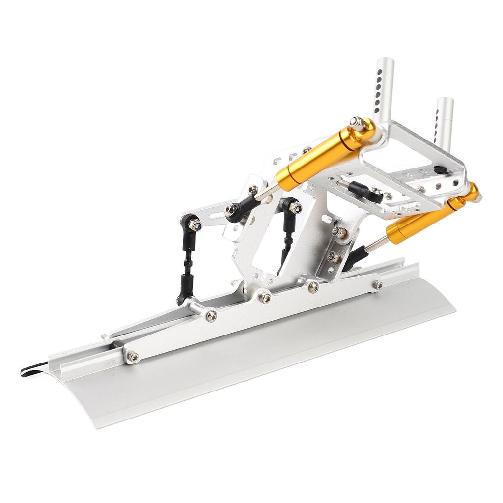 RC Aluminum Snow Plow Portable Lightweight 110 RC Crawler Metal Snow Shovel for SCX10 TRX4
