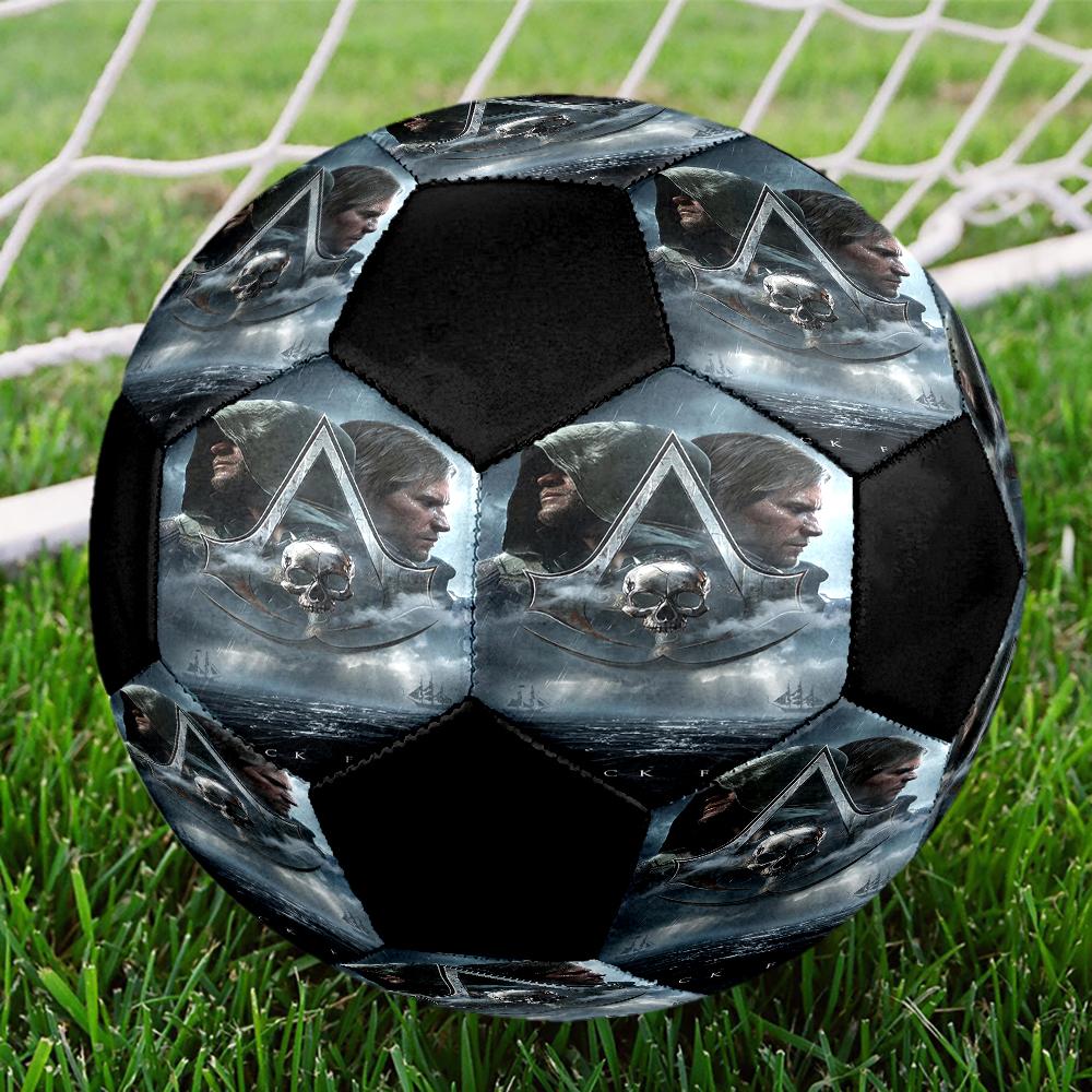 Assassin's Creed Theme Size 5 Soccer Ball, Suitable for Both Indoor and Outdoor Matches, a Gift Suitable for Everyone.