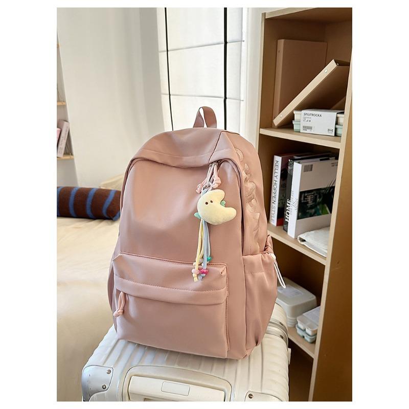 The new simple, fresh, cute, sweet, high-value, versatile, fashionable, lightweight and large-capacity backpack.