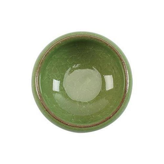 Ceramic Ink Dish with Pen Rest & Water Dish for Students - Multi-functional Tool for Chinese Painting, Calligraphy, and Brush Licking Ink Use.