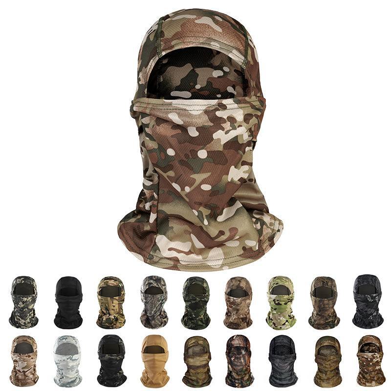 "Camouflage Motorcycle Balaclava: Dustproof, Sun-Protection Summer Riding Mask"