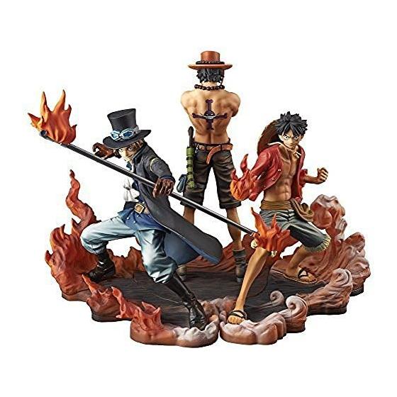 One Piece DXF BROTHERHOOD II Figurka Anime Towary Nagroda Banpresto Luffy & Sabo & Ace Wszystkie 3 Typy Pełny Kompletny Zestaw