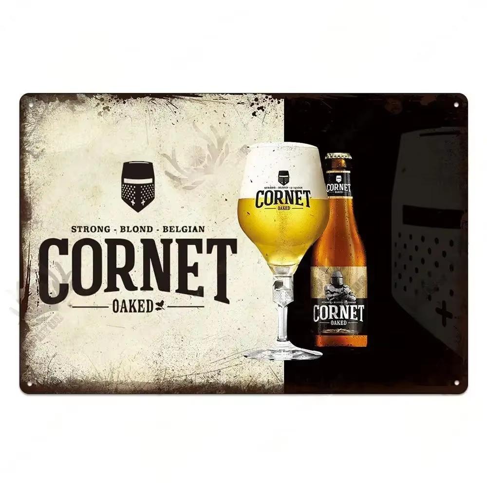 Plechová cedule Značka piva Kovová cedule Dekorativní nástěnná cedule pro hospodu Kuchyň Bar Klub Vintage Retro styl Domácí dekorace