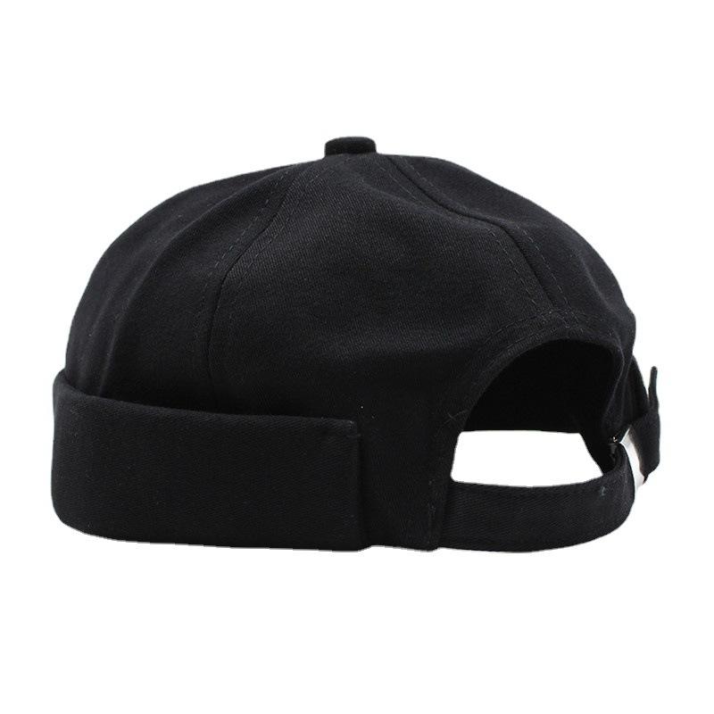 Ins Solid Color Light Board Landlord Hat Men'S Street Trend Melon Fur Hat Women'S Spring And Summer Cotton Retro Yuppie Hat