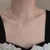 2025 Pearl Beaded Zircon Pendant Necklace: Luxurious Women's High-End Clavicle Choker