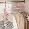 Space-Saving Multi-Functional Folding Clothes Hanger for Home & Dorm Use - Magic Drying Rack and Storage Solution