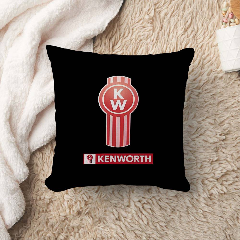 KKenworth truck Logo Pillow Gift Home Office Decoration Bedroom Sofa Car Cushion Cover case x