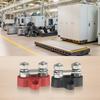 Power Connection Battery Terminal Block 12-48V Battery Connector Intuitive Color-Coded Design Iron Fixing Screw