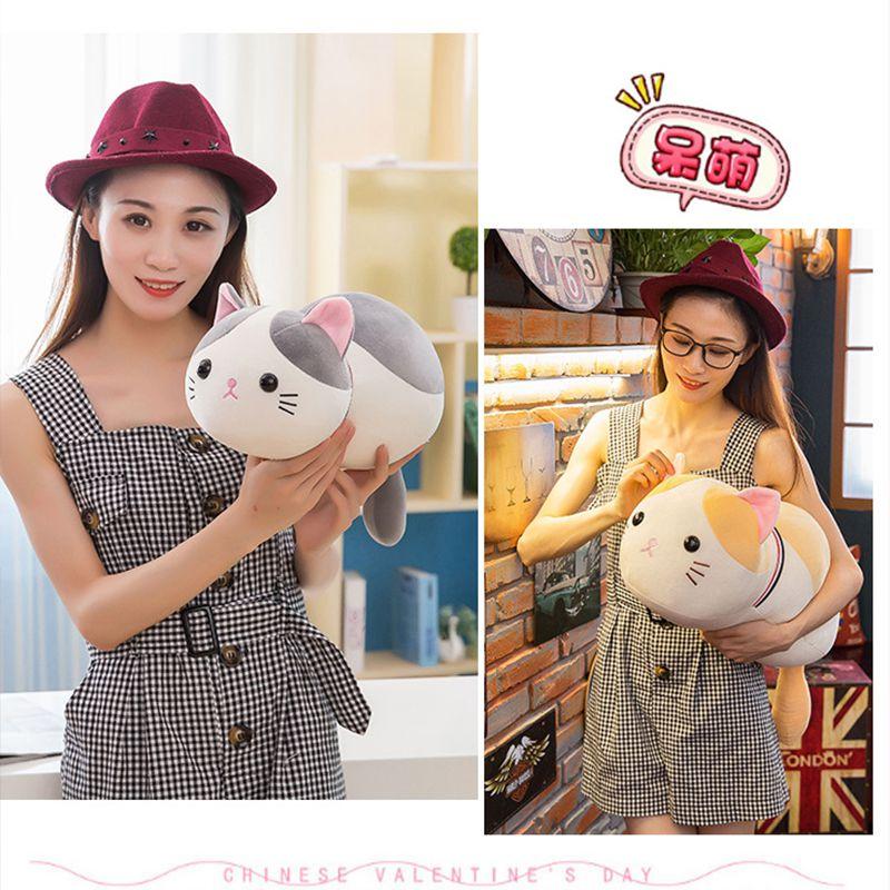 Soft Plush Toy 35/50cm Adorable Lovely Cat Giant Stuffed Animal Doll Pillow Gift