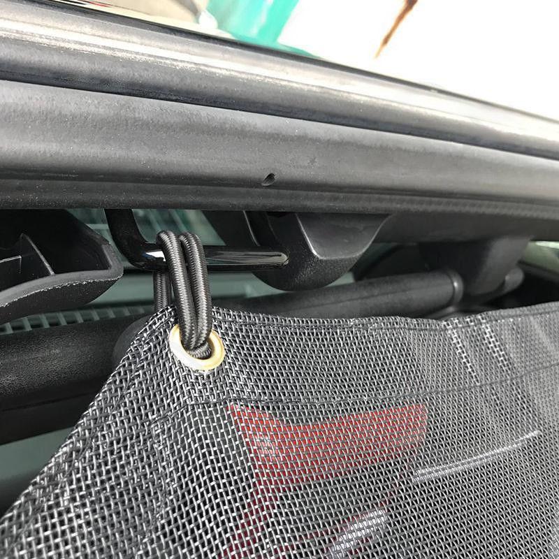 Pare-soleil Eclipse - Maille Noire POUR Jeep Wrangler JK JKU 2007-2018 2-4 Portes Pare-soleil Filet Supérieur Couverture Filet Noir de Toit