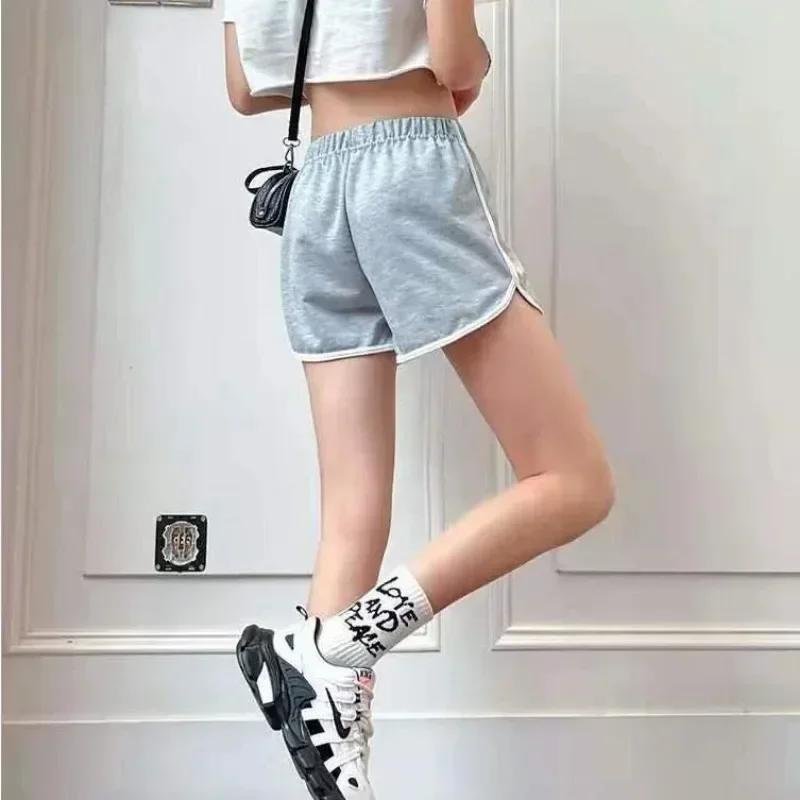 Summer Shorts Women's Sports Shorts Casual Korean Edition Yoga Wide Legs Home Sleeping Pants High-waisted Slimming Shorts