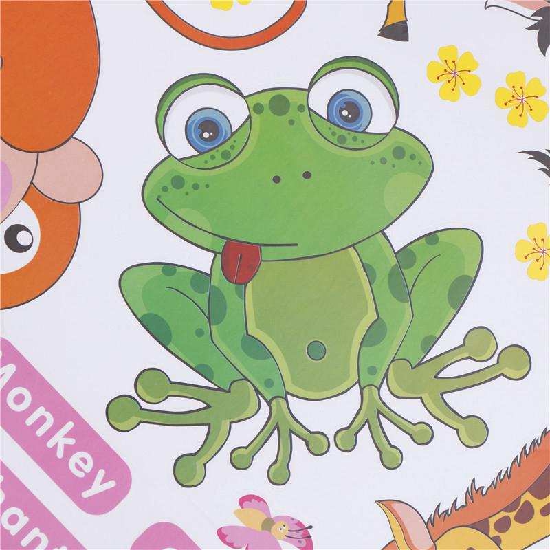 Jungle Animals Wall Stickers For Kids Rooms Home Decor Poster Wall Decals Removable