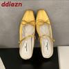 Mode Mode Schleife Damen Ballerinas Mary Janes Schuhe Damen Flache Schuhe Slipper Damen Ballerinas Pantoletten Mules Schuhe