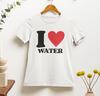 I Heart Water T-Shirt | Funny Graphic Tee