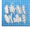 Metall-Stanzschablonen Acht Blätter Kombiniertes Muster Stanz DIY Scrapbooking Papierhandwerk Präge Messer Form Klinge Stanzform