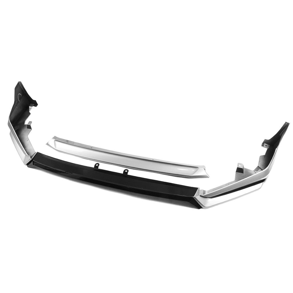YOFER Style Front Bumper Spoiler Lip + Lower Fog Light Side Vent Splitter Corner Cover For Honda Civic 11th All Models 2022-2024
