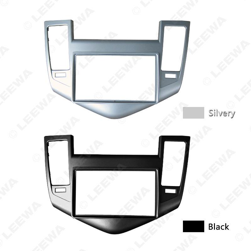 Chevrolet Cruze 2DIN Stereo Modification Frame (Black/Silver)