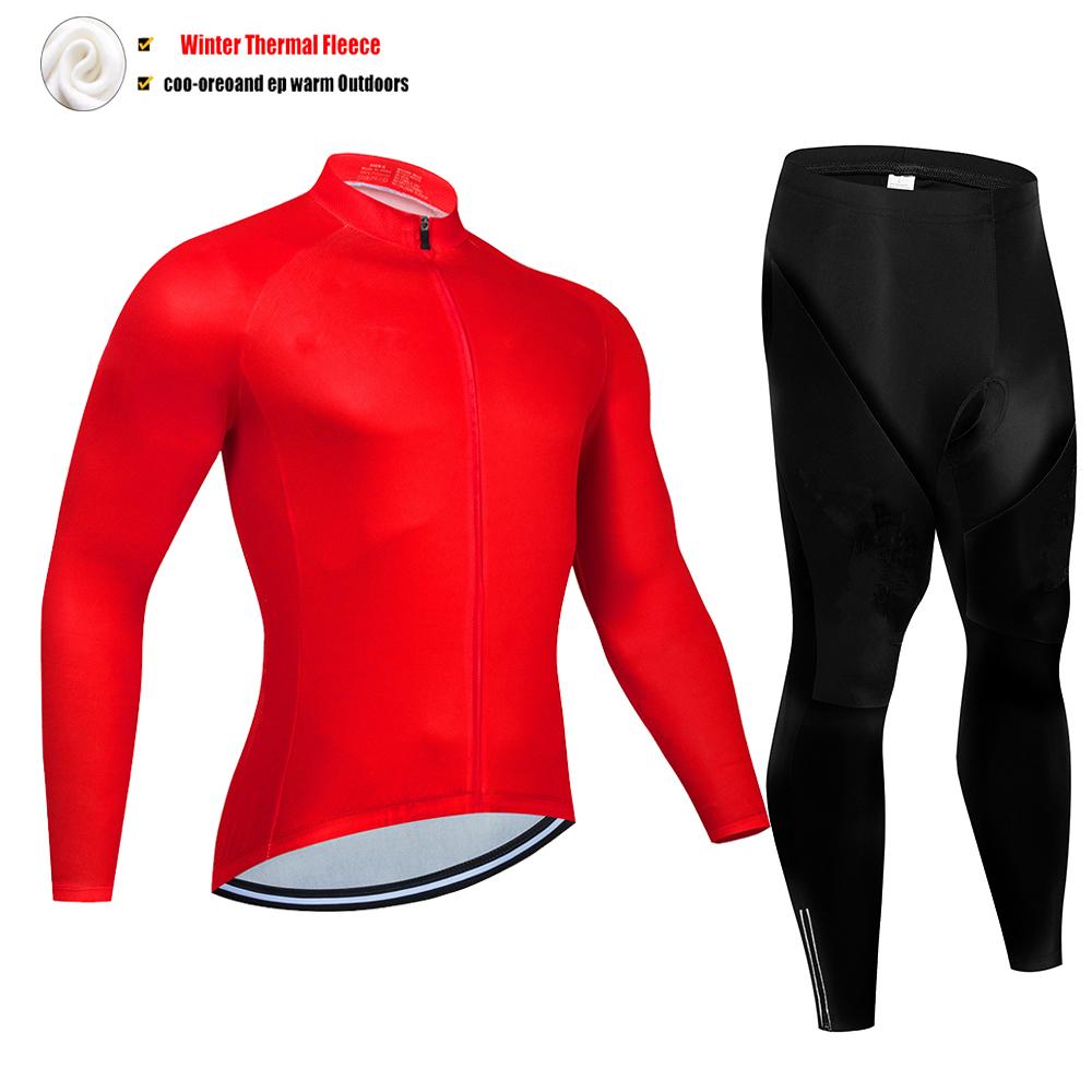 Winter Fleece Herren 2026 Radtrikot Sets Mountainbike Kleidung Wear Ropa Ciclismo Rennrad Kleidung Team Radsportanzug
