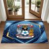 Coventry City Football Design Crystal Velvet Rug Soft Decorative Mat for Bedroom Entrance