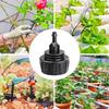 6pcs Heavy-Duty Leak-Proof Hose Connector 3/4" To 1/4" Barb Drip Irrigation Adapter For Garden Tap Compatible With US/EU Faucets