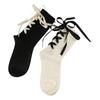 Ribbon Bow Bandage Socks Mid-tube Balletcore Style Socks Summer Student