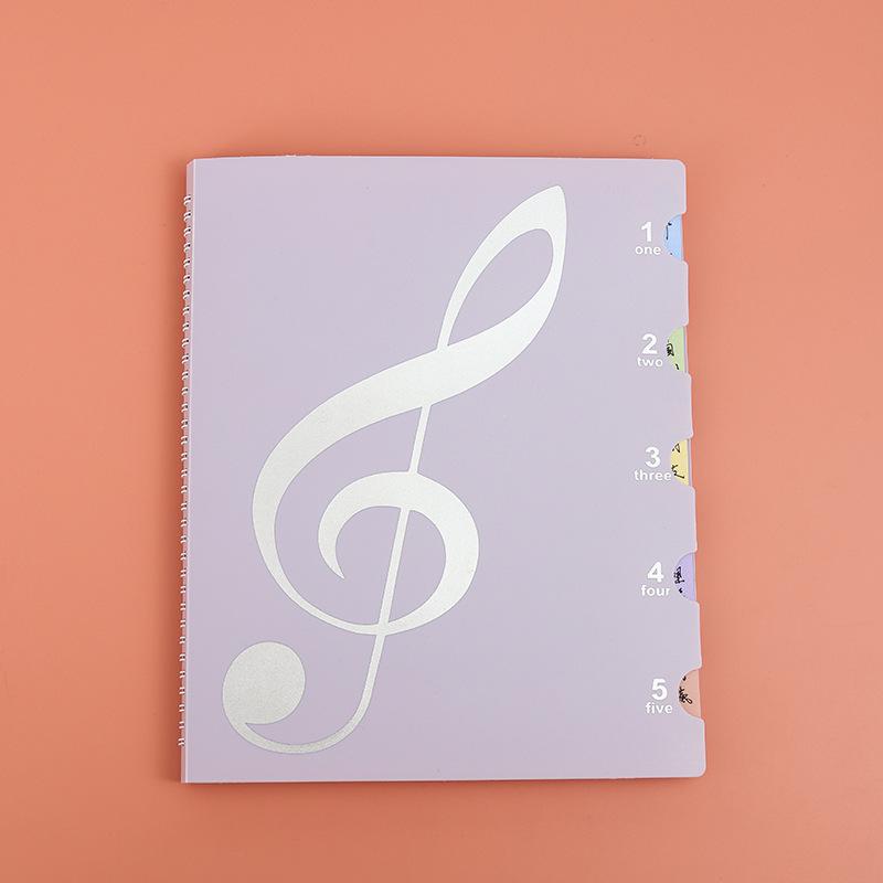 A4 Double-Sided 40-Sheet Piano Sheet Music Correction Folder
