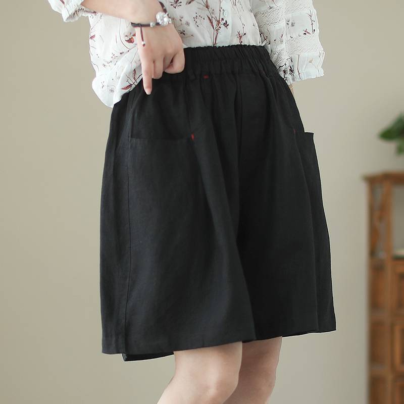 

Повседневные брюки-квотер женские 2XL чёрный