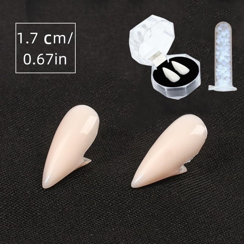 

Белые зубы вампира, реквизит для розыгрышей, готические зубные протезы, смоляные клыки, реквизит для фотосъемки на Хэллоуин, декор для вечеринки.