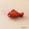 PVC Fried Chicken & Cola Keychain - Play Food Model Including Drumsticks, Wings, Nuggets