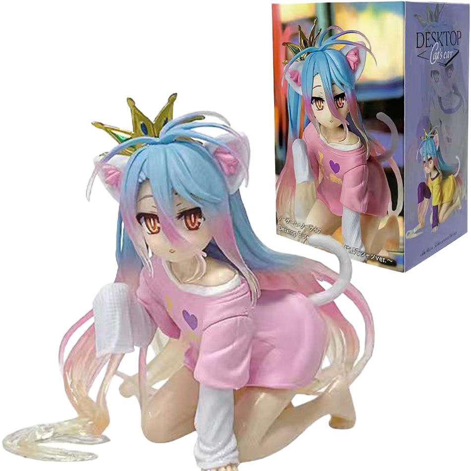 10-19Cm Anime Ngnl No Game No Life White "Figure Anime Pvc Anime Action Figures Model Collection Ornament Anime Model Toy Gifts