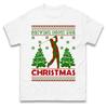 Driving Home For Christmas T Shirt Funny Golf Xmas Tee Top Xmas Festive Gift
