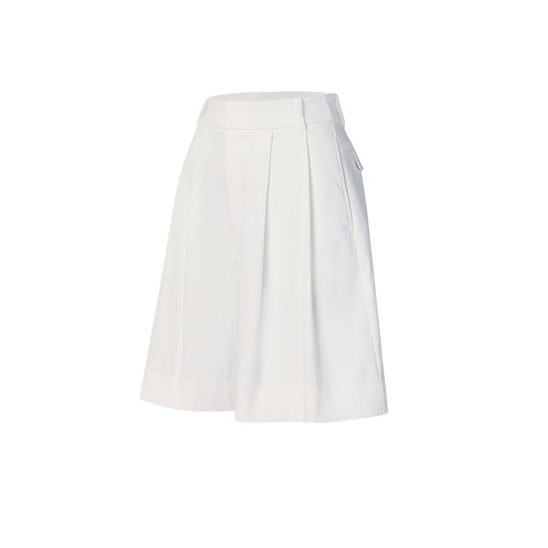 FILA Golf Series SS25 Comfortable Versatile Simple Five-Point Casual Shorts Women shorts Jade-White A11W535808F-WT