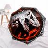 1pc Dinosaur Automatic Folding Umbrella - Compact 8-Rib Design, Durable Plastic & Iron, Perfect Gift for Friends & Family,  yy250923031