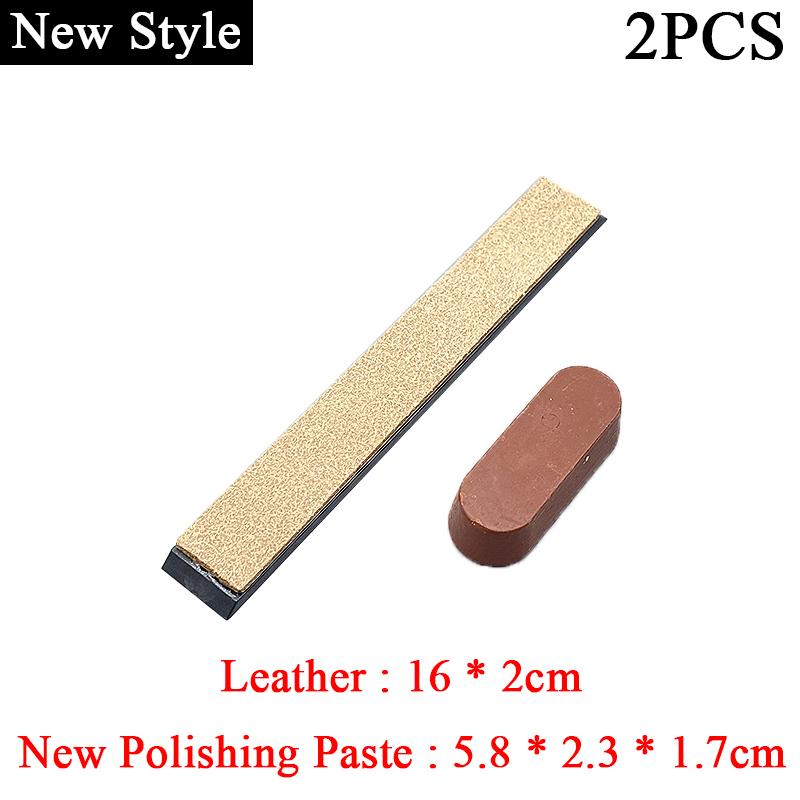Large Leather Strip Polishing Paste Knife Sharpening Cream Household Knife Sharpener Kitchen Sharpening System Whetstone Diamond