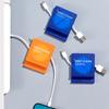 1/2Pcs Portable Square Cable Organizer Cord Management Usb Cable Winder Retractable Phone Holder Charger Wire Storage Protector
