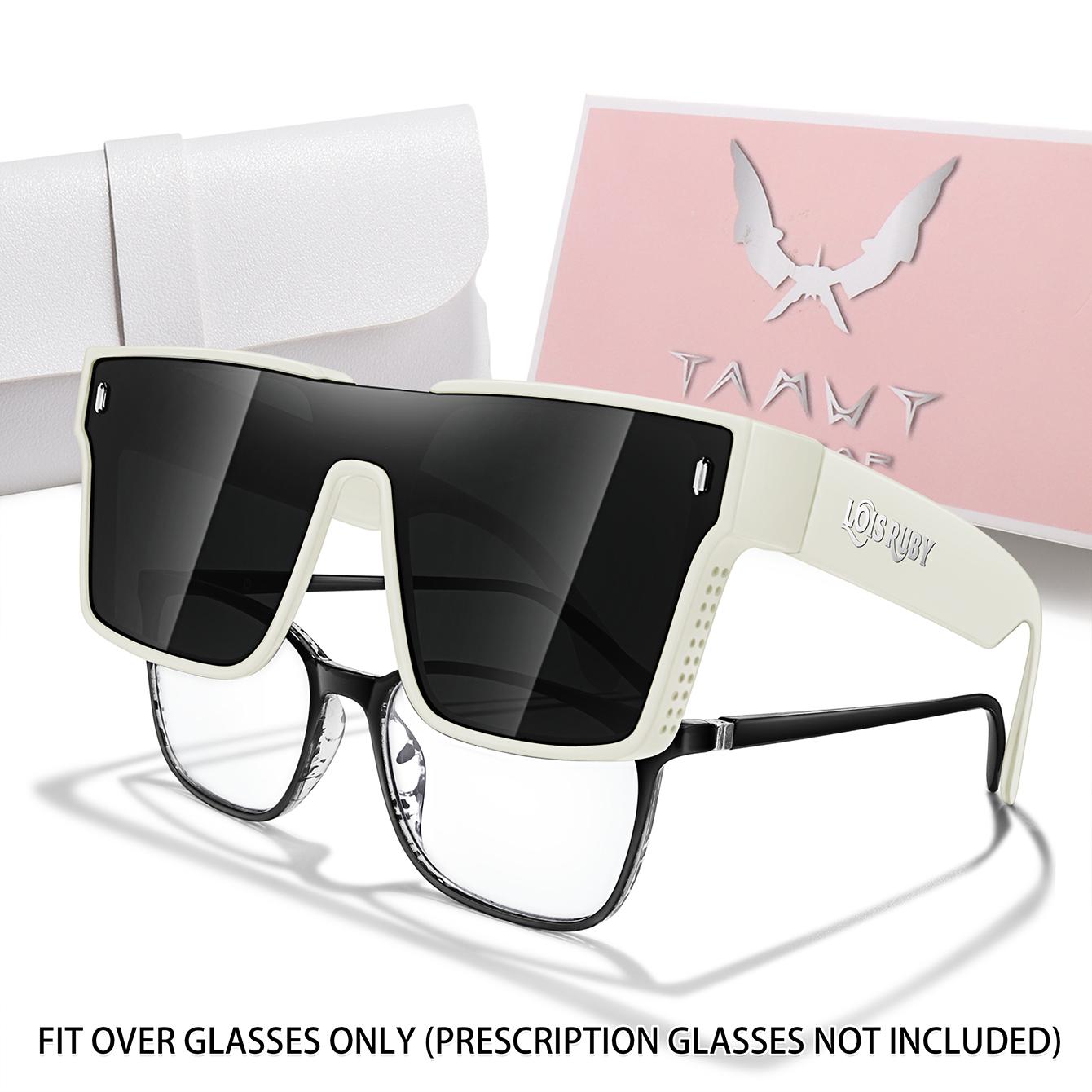 

Мужские солнцезащитные очки оверсайз квадратной формы с линзами для близорукости, очки для ношения по рецепту, для вождения, рыбалки, велосипедные очки