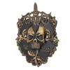 Skull Doorbell Metal Retro Color Decorative Scary Skeleton Door Bell Door Decoration for Festival Ho