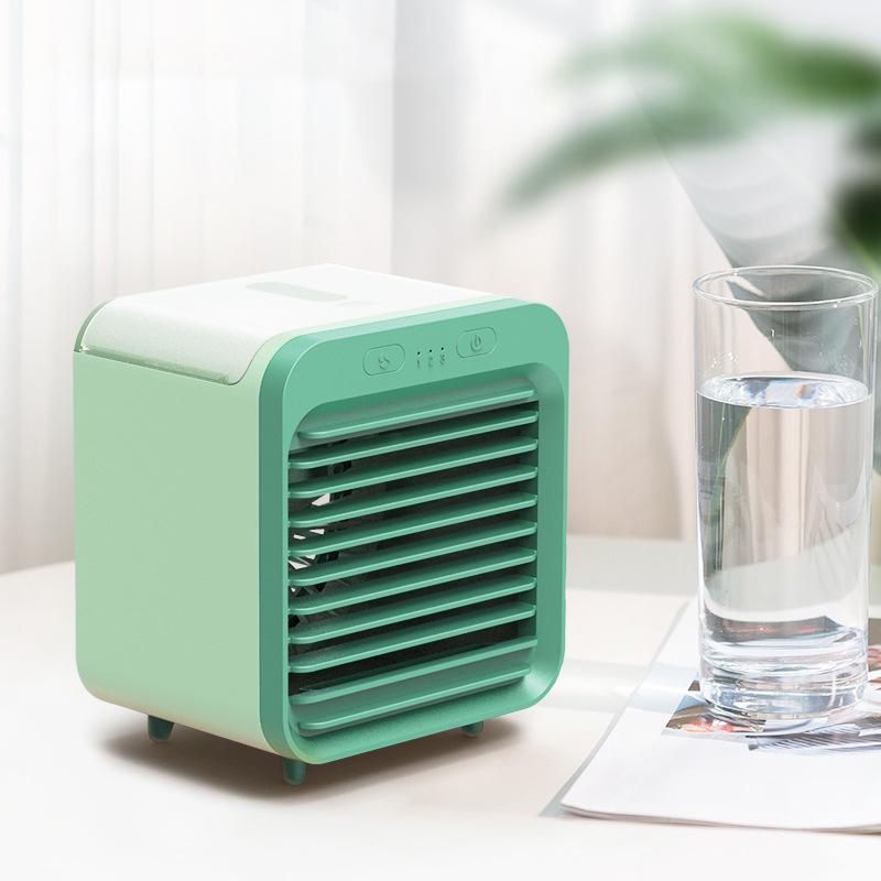 Portable Usb Chargeable Mini 3 Gear Air Conditioner Cooler Fan Air Conditioner Air Cooling Office Desktop Fan Parts