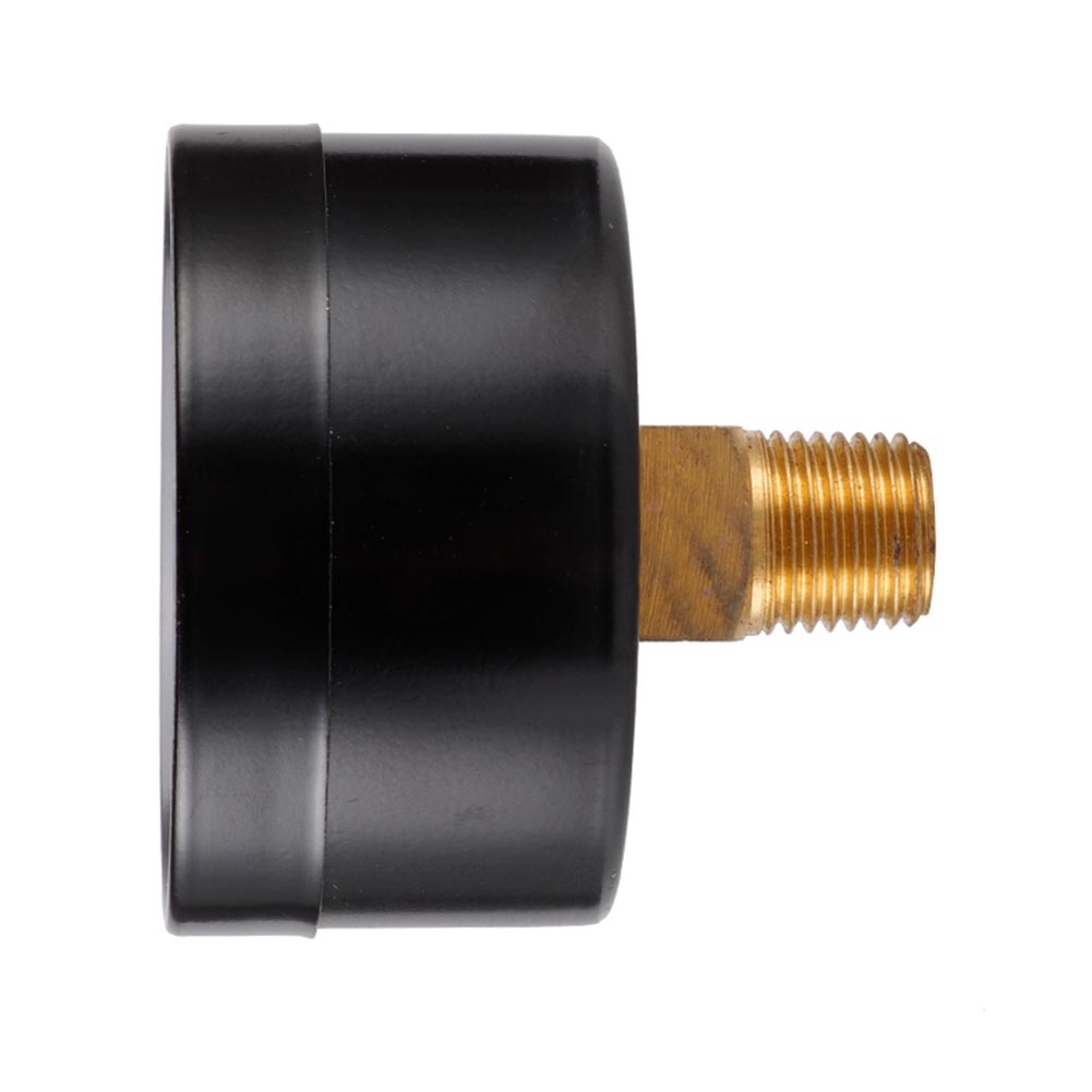 50mm Face Double Scale Pressure Gauge Metal 0~-30nhg 0~-1Bar Vacuum Pressure Meter for Air Water Fuel Liquids
