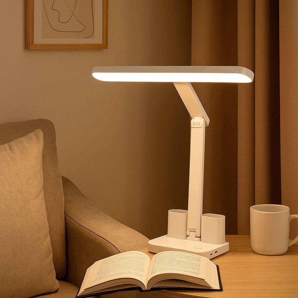 3 Levels Dimmable LED Desk Lamp Touch Control No Battery Foldable Reading Light USB Plug EU Desk Lamp Reading Light