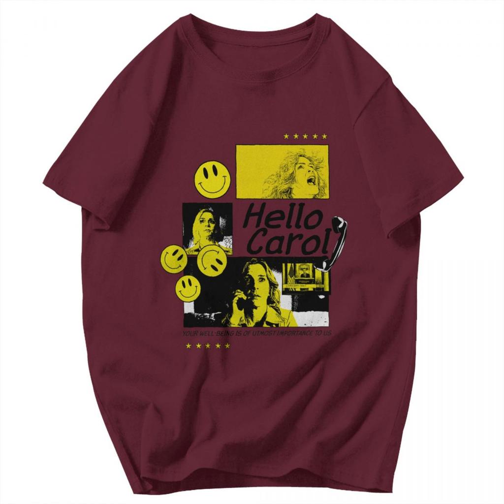 Men T Shirt Pluribus Hello Carol Gifts Y2K Graphic Short Sleeve Unisex Tops T Shirts