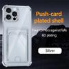 Luxury Shockproof Phone Case For iPhone 16e 16 15 14 Pro Max 13 12 mini 11 Xs XR 7 8 Plus SE Transparent Card Slot Bag Cover