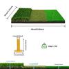 Golfový trenažér švihu Odpalovací podložka 30*60cm Vnitřní Venkovní Mini Tréninková Odolná PP Travní podložka Tréninková podložka na zahradu Guma